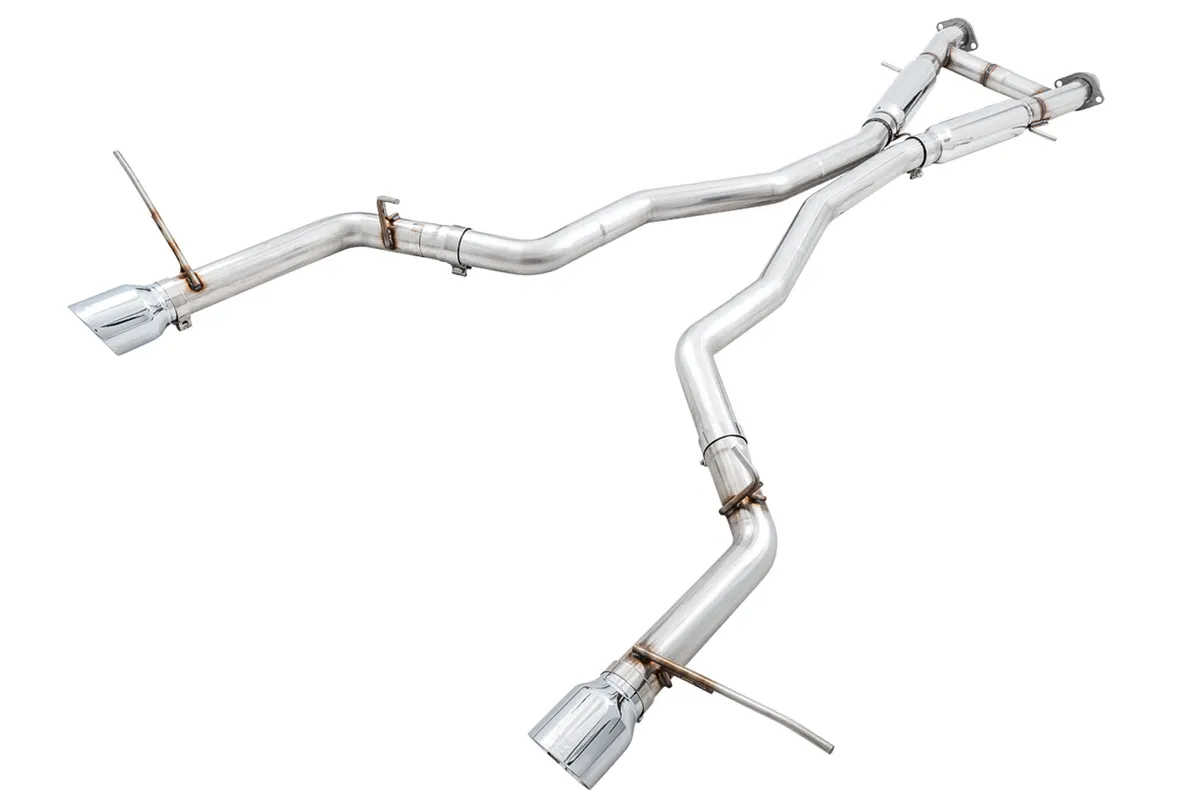 AWE Touring Edition Exhaust for Jeep Grand Cherokee SRT - Chrome Silver Tips product image