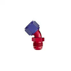 XRP #6 45 Deg Fem Swivel to Male Flare Adapter