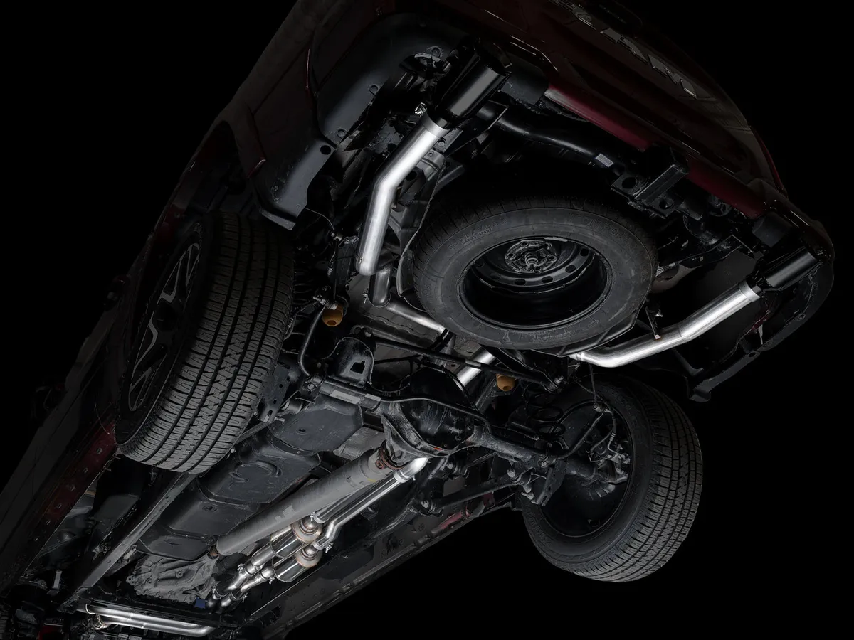 AWE 0FG Catback Exhaust for 2025 RAM 1500 3.0TT Standard and High Output - Chrome Silver Tips - 3015-32530 product image