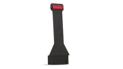 Body Armor 3rd Brake Light Kit; Black; 0.125in. Steel; LED Light; For Oversized Tires On Swing-A-Way Tire Carriers;