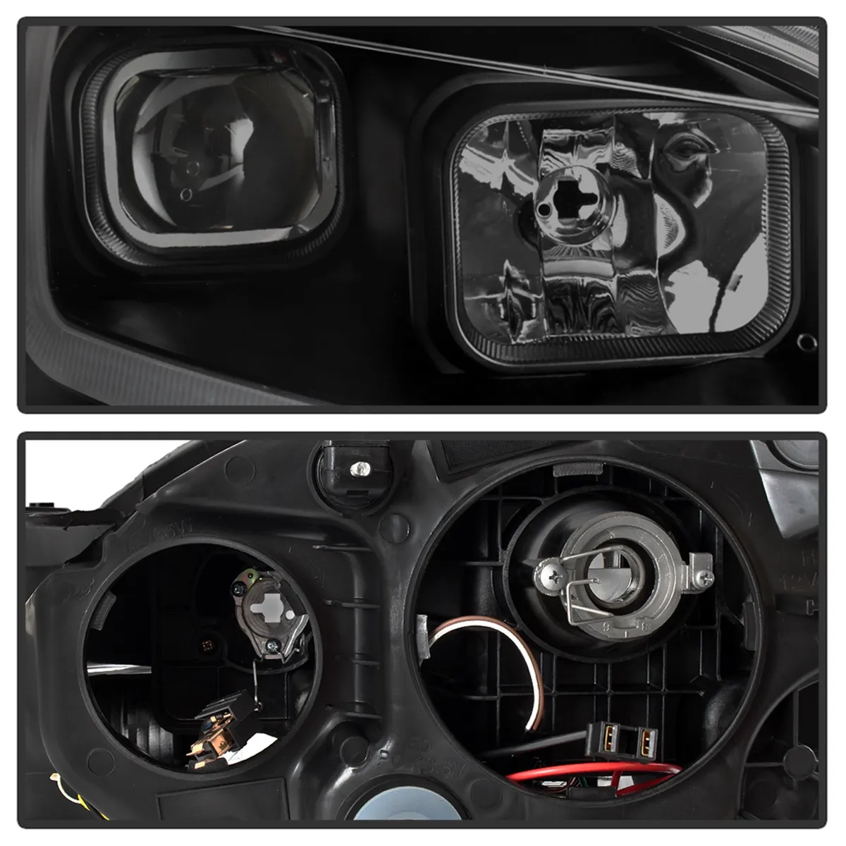 1315 Sentra Halogen Models Only DRL LED Light Bar Projector Headlights Black sm product image