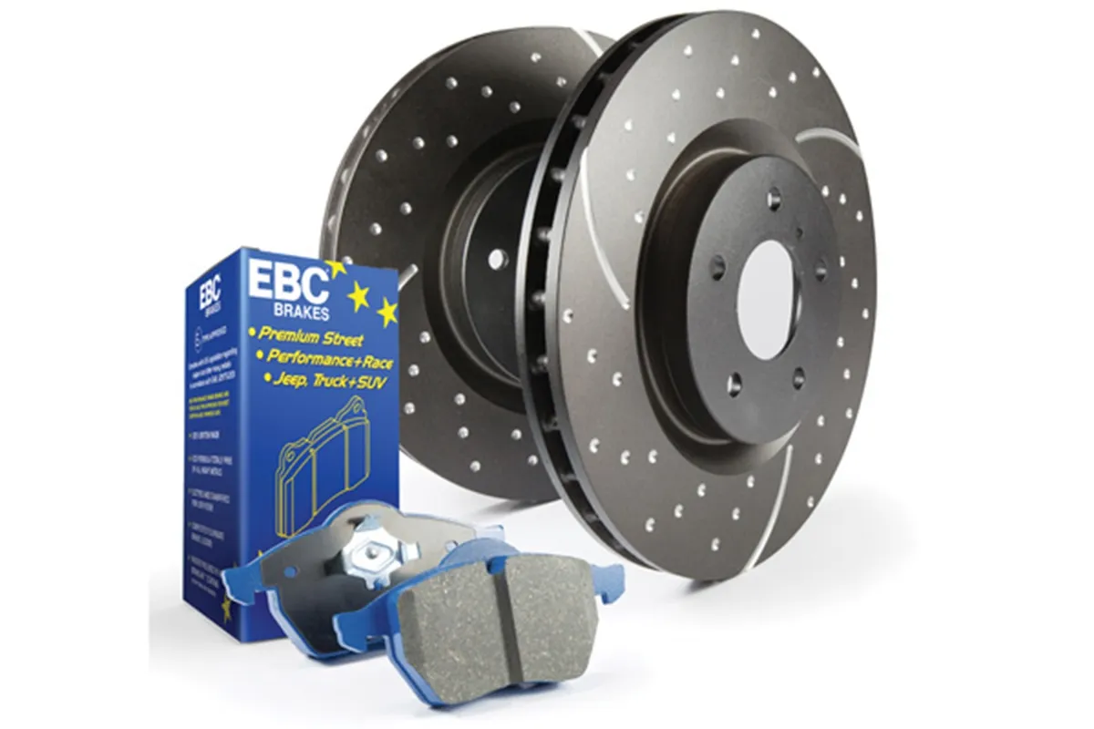 S6 Kits Bluestuff and GD Rotors; Rear; FMSI Pad No. D606; Vented; 6 Bolt Holes; 312mm Dia.; 68.1mm Height; 18mm Thick; 108mm Center Hole Dia.; product image