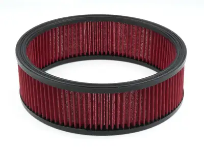 Green Filter USA 14in x 4in Round Air Filter Red