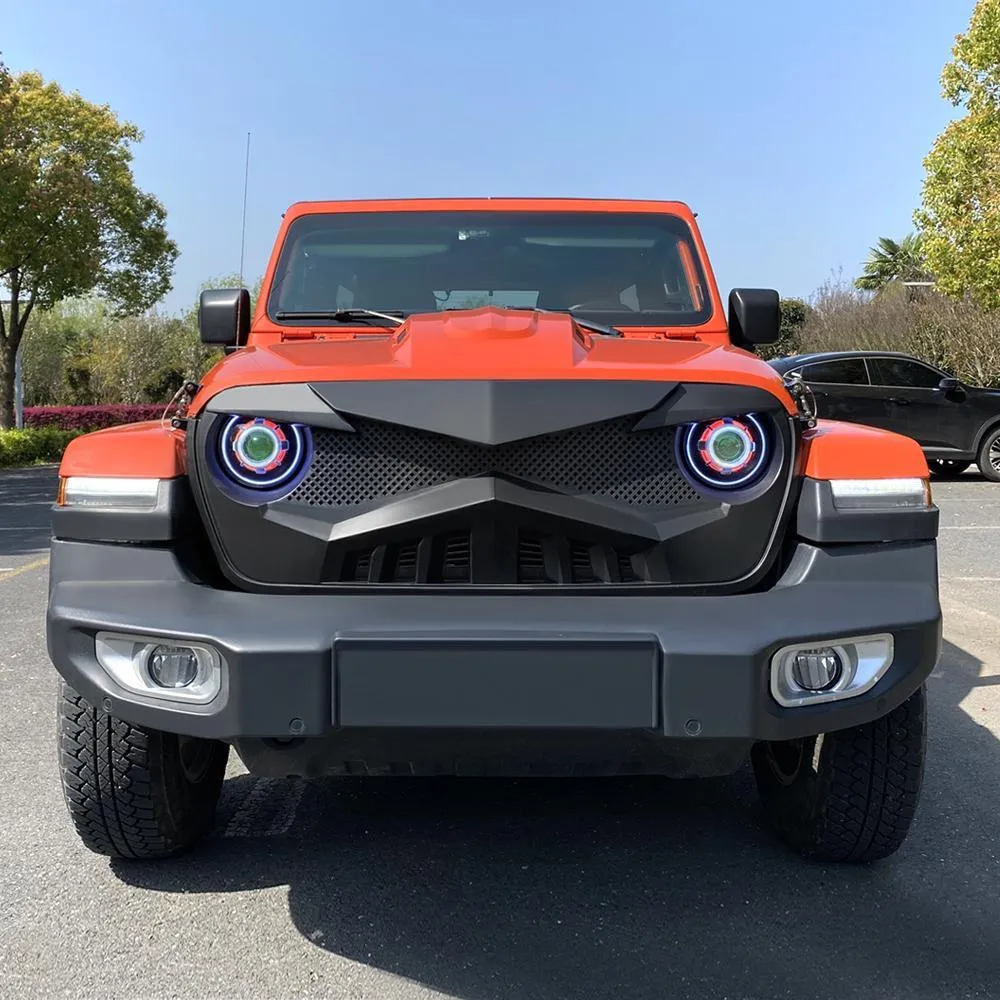 Hawke Grille - Matte Black For 18+ Wrangler JL & Gladiator JT W/O Trailcam product image