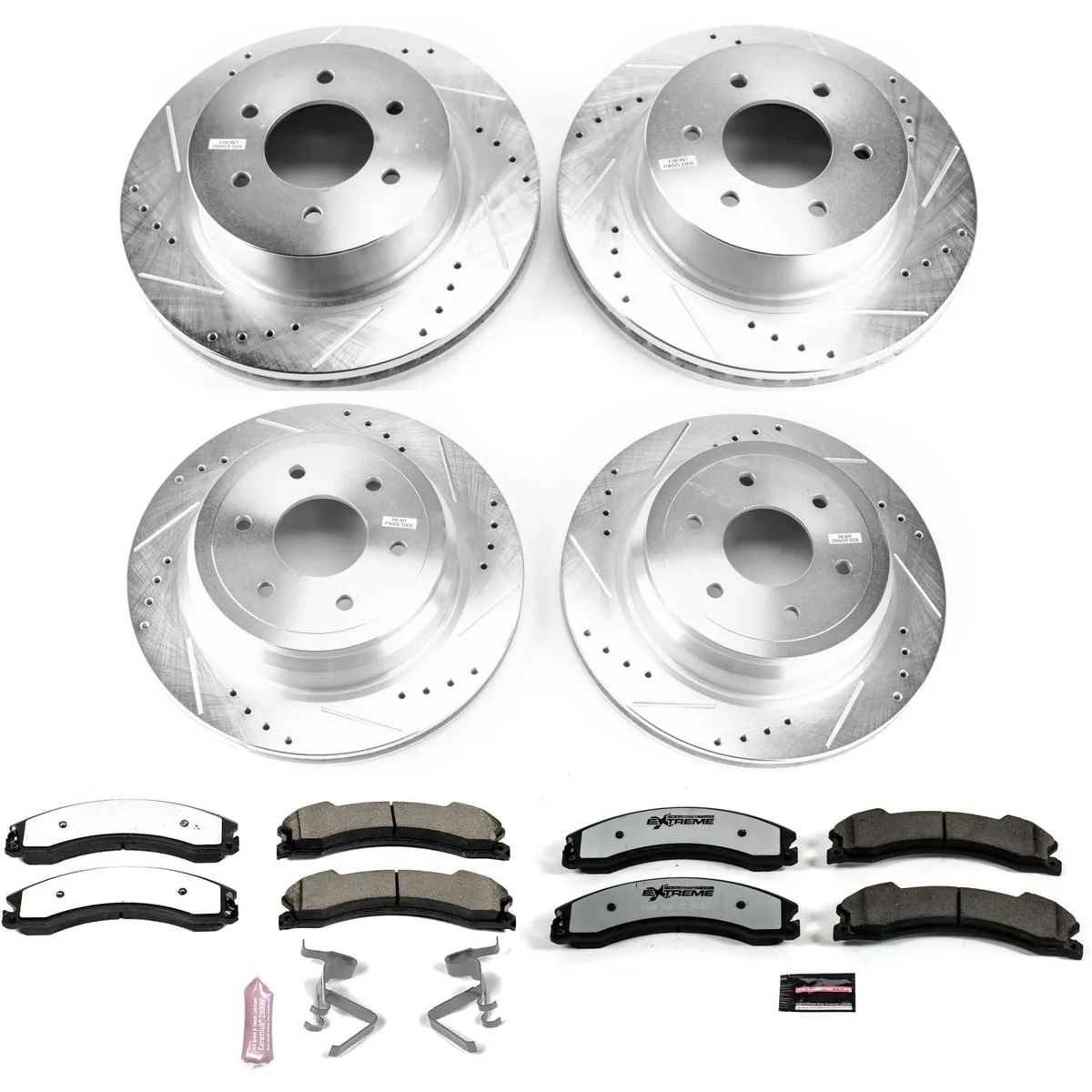 Z36 Truck/Tow Upgrade Kit: Drilled/Slotted Rotors; Carbon-Fiber Ceramic Pads W/Hardware product image