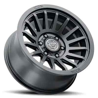 ICON Vehicle Dynamics ICON Alloys Recon SLX, Satin Black, 18 x 9 / 5 x 5, -12mm Offset, 4.5" BS