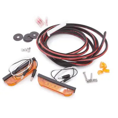 Bushwacker LED Marker Light Kit-2 Wire; For Use w/Flat Style Flares