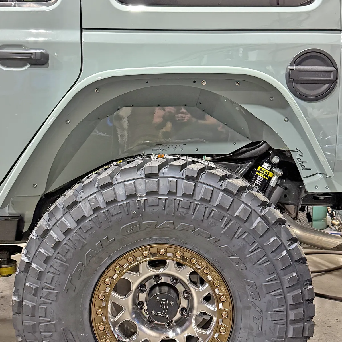 18c Wrangler Rear Inner Fender Liner Raw product image