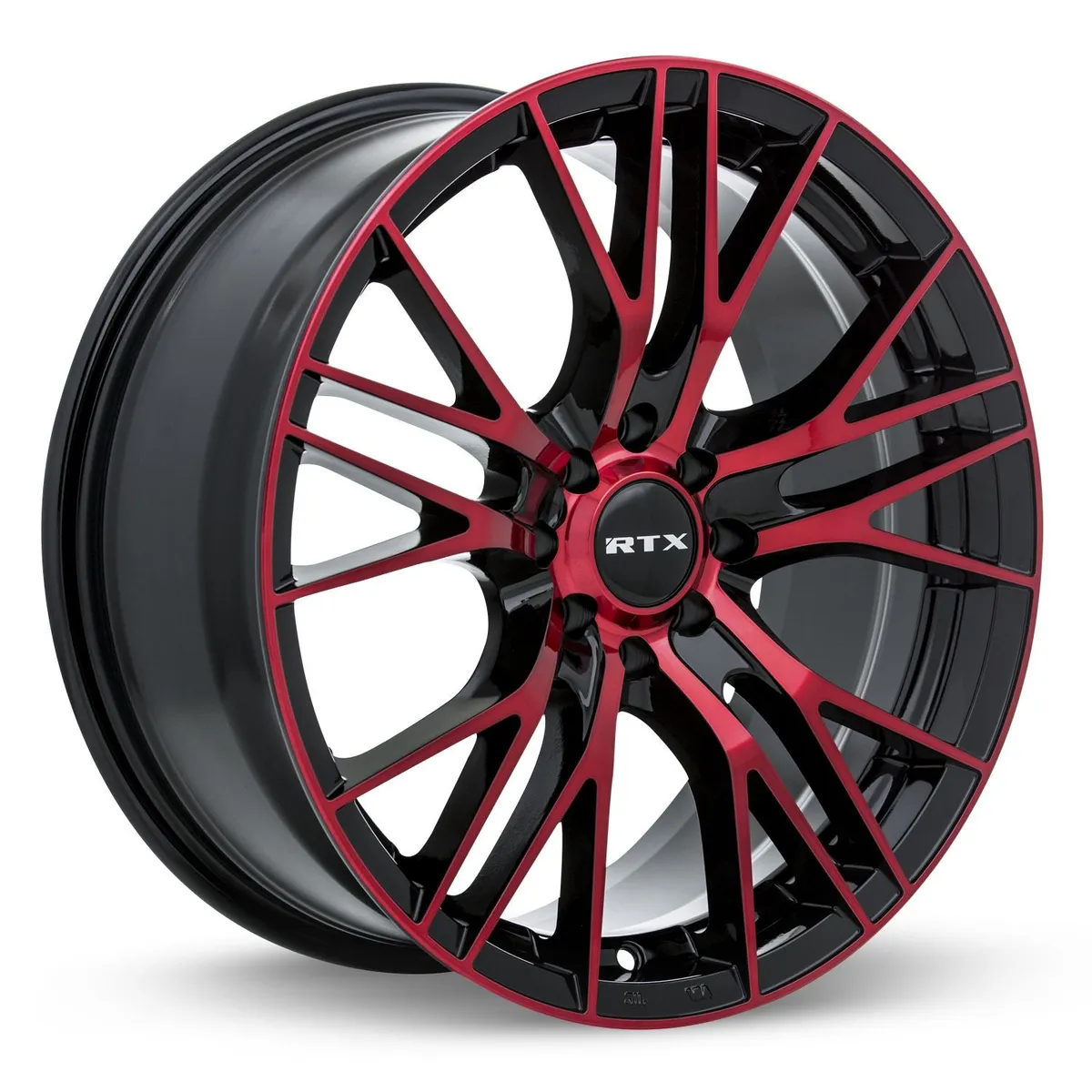 Vertex 17x7.5 5x114.3 Et40 C73.1 Black Machined Red product image