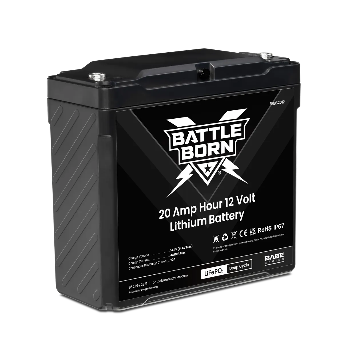 Battle Born 20ah 12v Lifepo4 Deep Cycle Battery (Base Series) product image