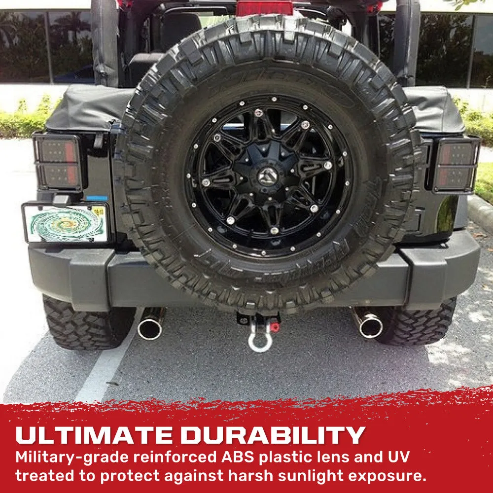 0718 JK Wrangler LED Taillightsred Lens Driver/Passenger product image