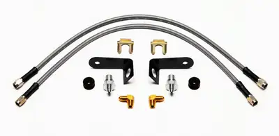 Wilwood Brakes Wilwood Flexline Kit 20 inch -3 M10-1.0 BF 18 NPT 90 Degree