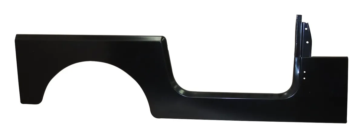 Crown Automotive Jeep Replacement 4798282 Right Side Panel, Black paintable w/out Jeep Logo for 76-95 CJ-7 & YJ Wrangler product image