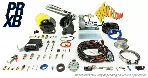 Direct Mount 4 Inch Prxb High Performance Exhaust Brake Kit Wmax Flow Design For Dodge RAM 98.5-02 Cummins 5.9l 24 Valve Engine w3 Inch Stock Exhaust Whxhy35 Turbo Wstandard Transmission Pacbrake product image