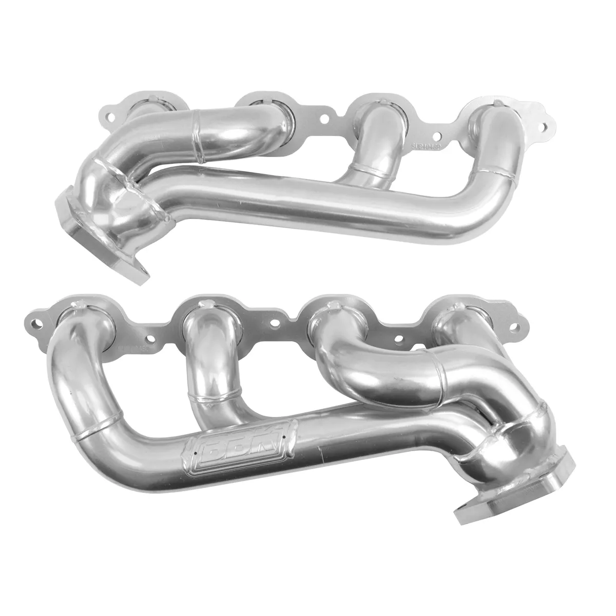 Bbk Performance Parts 40480 2019-2024 Chevy Truck 5.3/6.2l 1-3/4" Shorty Headers (Polished Silver Ceramic) product image