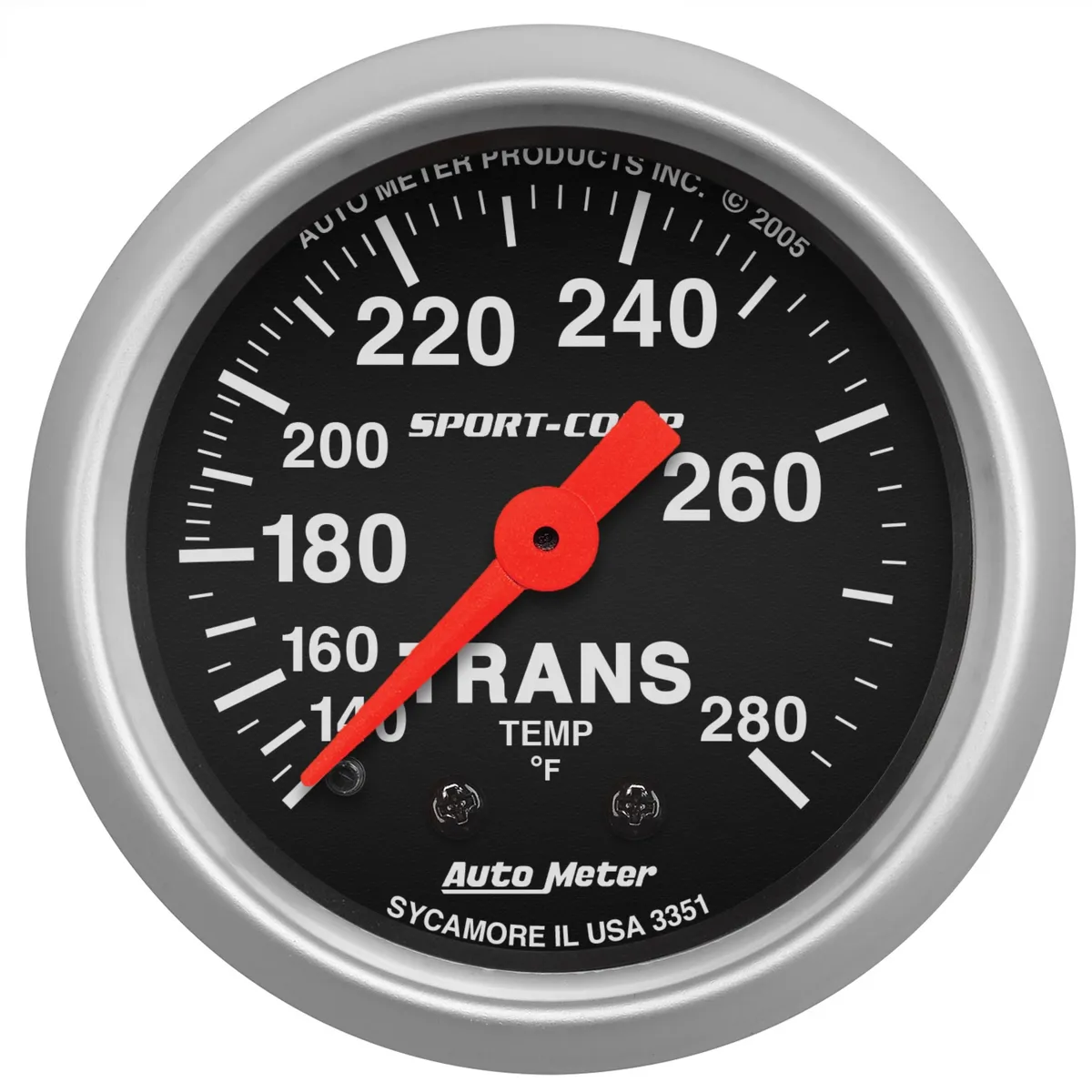 Gauge, Trans Temp, 2 1/16", 140-280?F, Mechanical, 8ft., Sport-Comp product image
