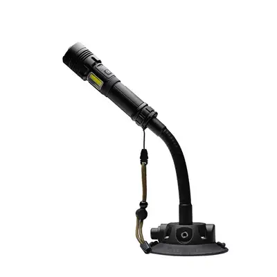 SeaSucker Heavyduty Flashlight Mount W/7in Rigid Flex Arm