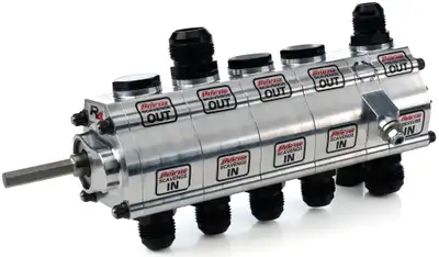 Peterson Fluid Oil Pump 5-Stage R4 Left Side Mount Male Hex