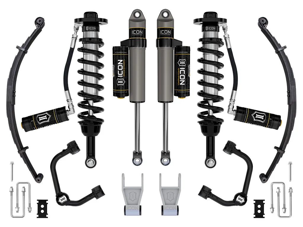 ICON Vehicle Dynamics ICON 2021-2025 Ford F-150 Tremor, 2.5-3" Lift, Stage 3 Suspension System, Tubular, w/ Leaf Packs