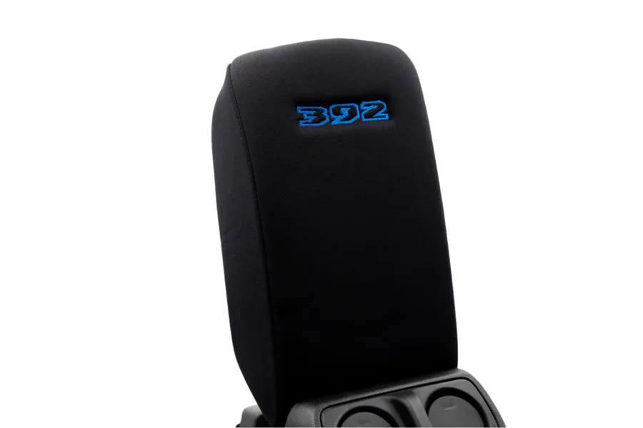 Distinction Applied Distinction Applied Embroidered Center Console Armrest Cover - 392 -Blue DA_ARMREST_392_BLUE