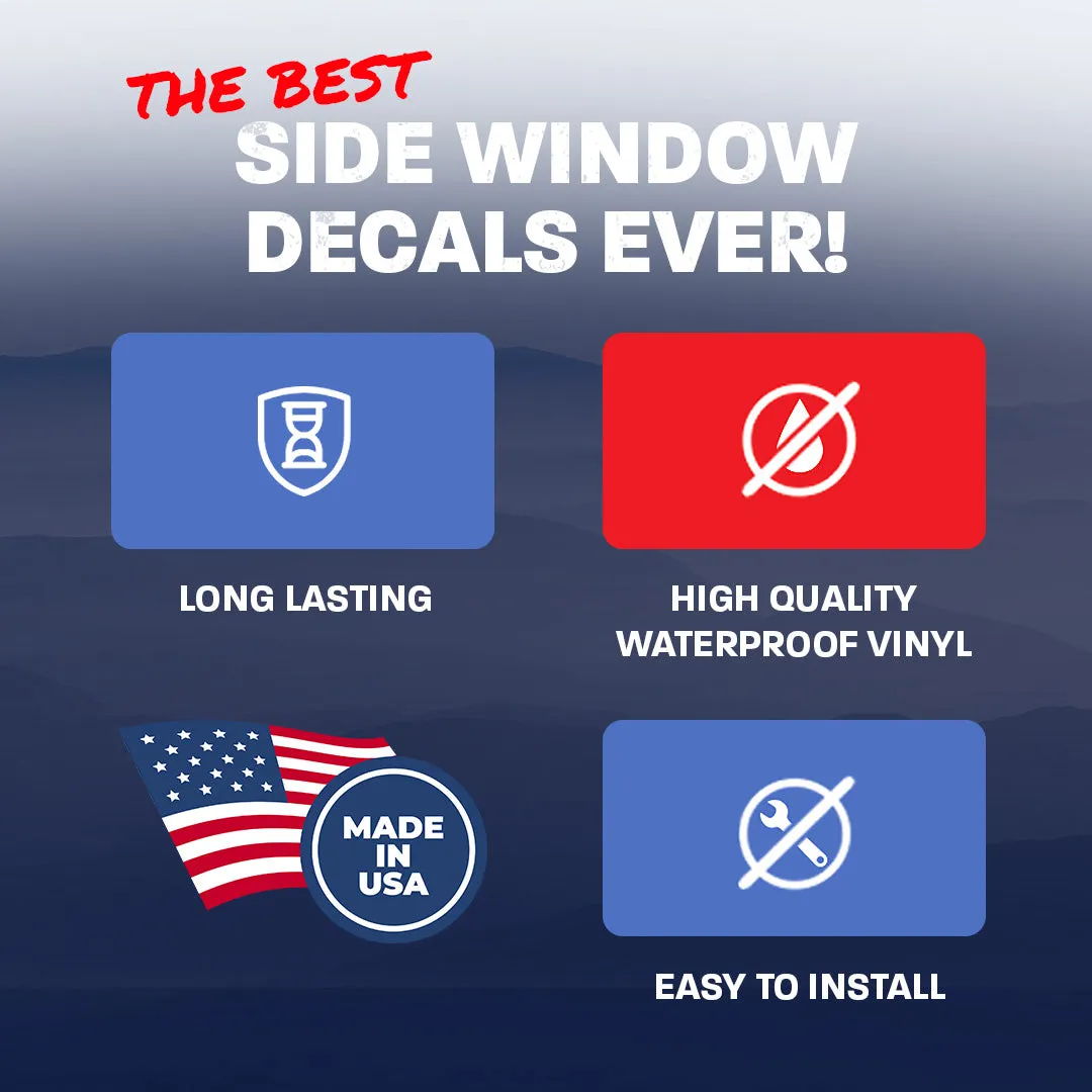 Maryland State Flag Side Windows Printed Vinyl Decal product image