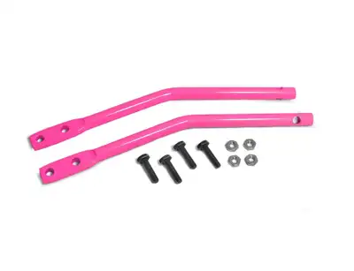 Steinjager Doors 2007-2018 Mirror Legs to Fit Tube Doors Hot Pink