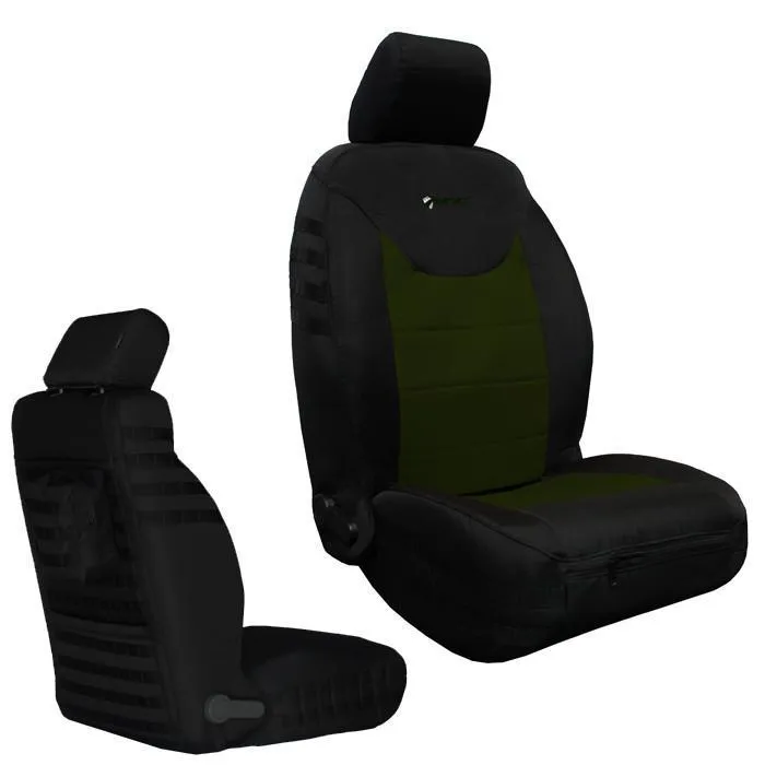 Front Tactical Seat Covers For Jeep® Wrangler JK & Jku 2013-18 Bartact (Pair) w/ Molle - SRS Air Bag Compliant product image
