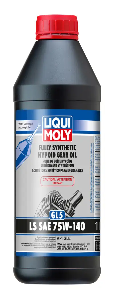 LIQUI MOLY Liqui Moly 20042 Fully Synthetic Hypoid Gear Oil (Gl5) ls SAE 75w-140