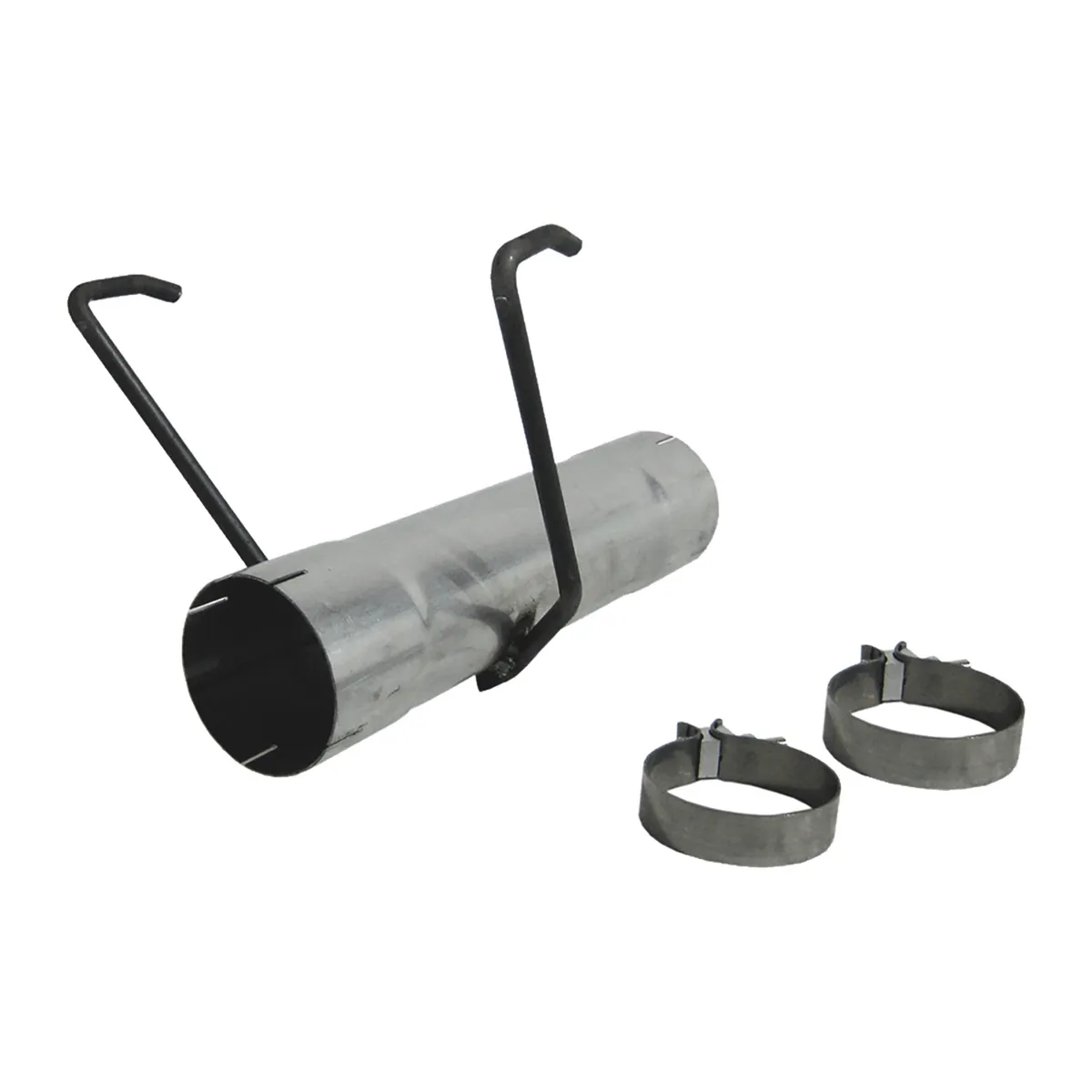 Armor Lite Single System Muffler Delete Pipe; 4 in. Inlet/Outlet Diameter; 17 in. Overall Length; Aluminized; 4 in. Outlet Diameter Tip; product image