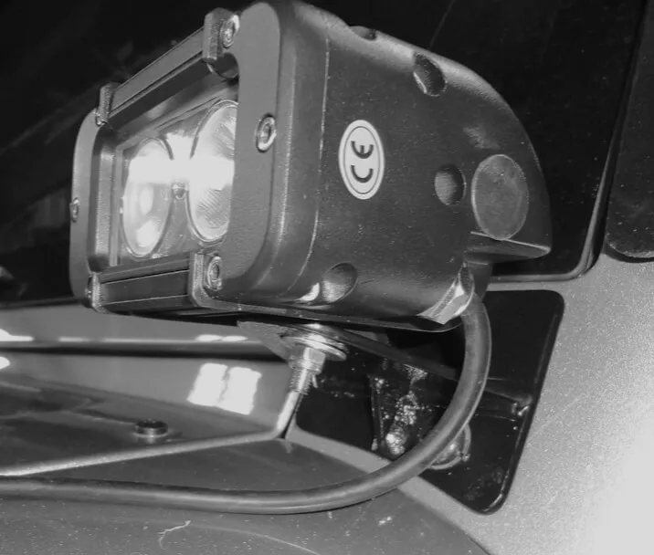 Steinjäger Exterior Accessories Wrangler JK 2007-2018 Light Mounts Brackets and Lights Black product image