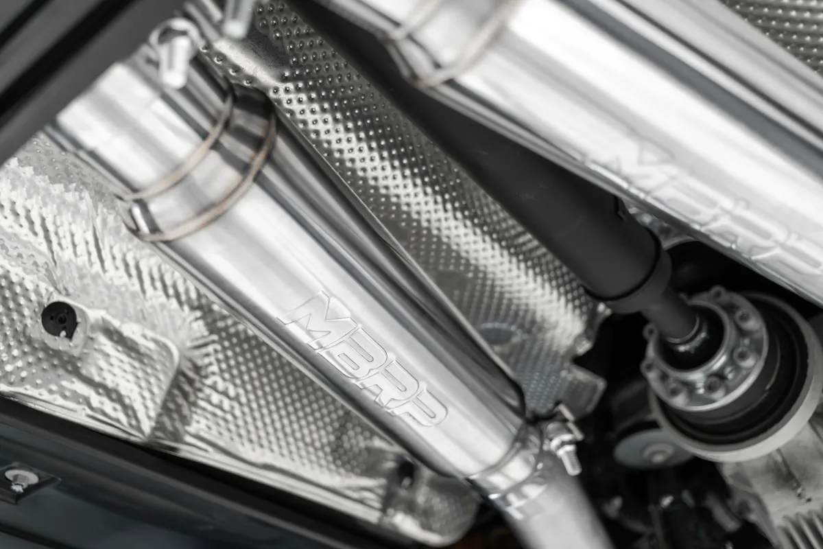 Armor Pro T304 Stainless Steel 3 Inch Resonators Race to Street Profile Conversion Kit For S7114, S7116 and S7118 15-23 Dodge Challenger MBRP product image