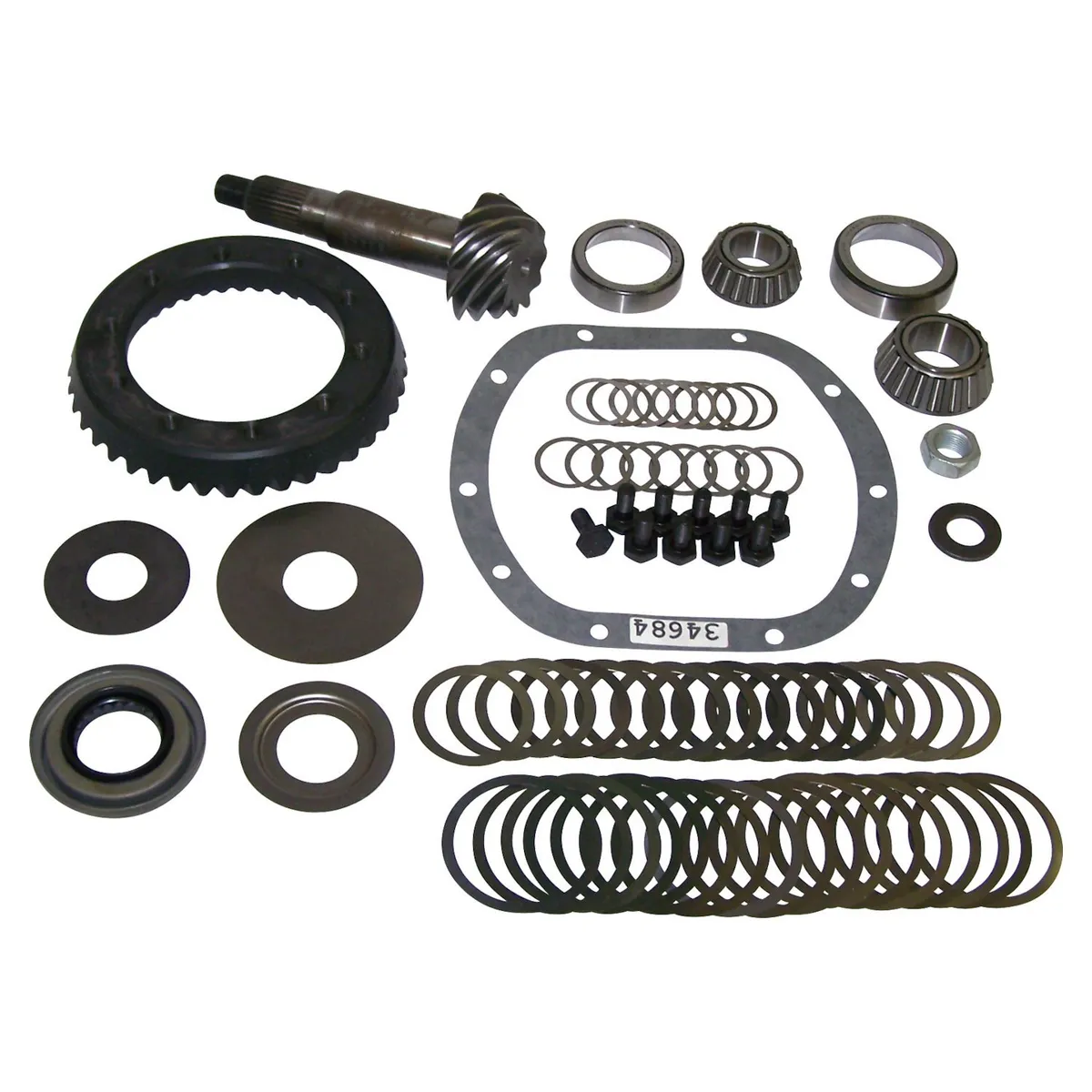 Crown Automotive Jeep Replacement 1977-1983 CJ-5 CJ w/ Model 30 Front Axle; 4.10 Ratio; 41/10 Tooth Count 1977-1986 CJ-7 CJ w/ Model 30 Front Axle; 4.10 Ratio; 41/10 Tooth Count 1981-1986 CJ-8 CJ w/ Model 30 Front Axle; 4.10 Ratio; 41/10 Tooth Count