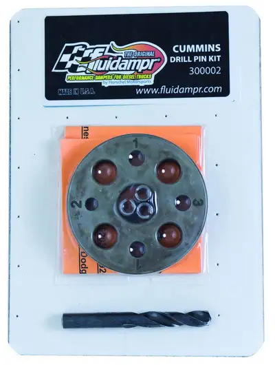 Fluidampr Fluidampr - 300002 - Harmonic Balancer Drill Pin Kit - Dodge/ Ram Cummins Diesel - Kit