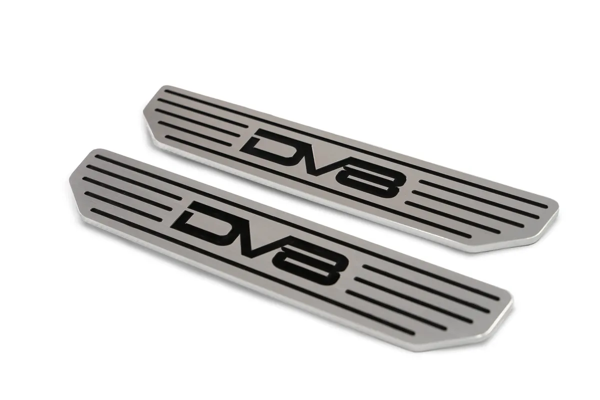 Jeep JL 4 Door Rear Sill Plates 18-Pres Wrangler JL with DV8 Logo 4 Door Only DV8 Offroad product image