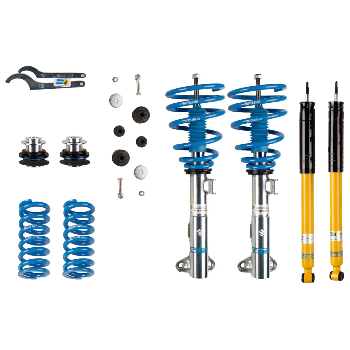 Bilstein Front And Rear Mercedes-Benz C32 Amg 2004-2002, C55 Amg 2007-2005, C230 2007-2002, C240 2005-2001, C280 2007-2006, C320 2005-2001, C350 2007-2006, Clk55 Amg 2006-2003, Clk63 Amg 2009-2007, Clk320 2005-2003, Clk350 2009-2006, Clk500 2009-2003, Clk550 2009-