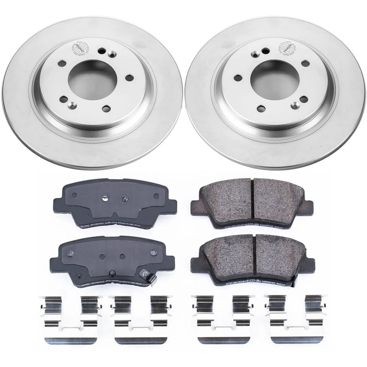 Z17 Geomet Coated Rotor Kit: Genuine Geomet Fully Coated Rotors; Ceramic Pads W/Hardware product image