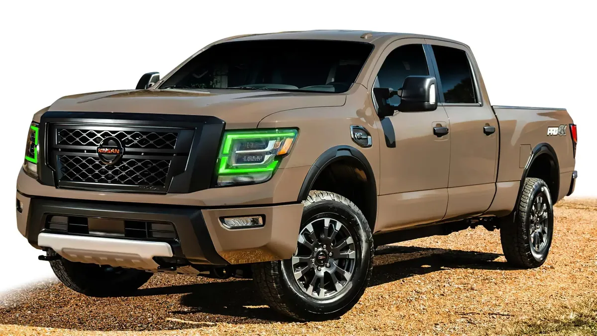 Oracle Lighting 2021-2022 Nissan Titan Colorshift Rgb+w Headlight DRL Upgrade product image