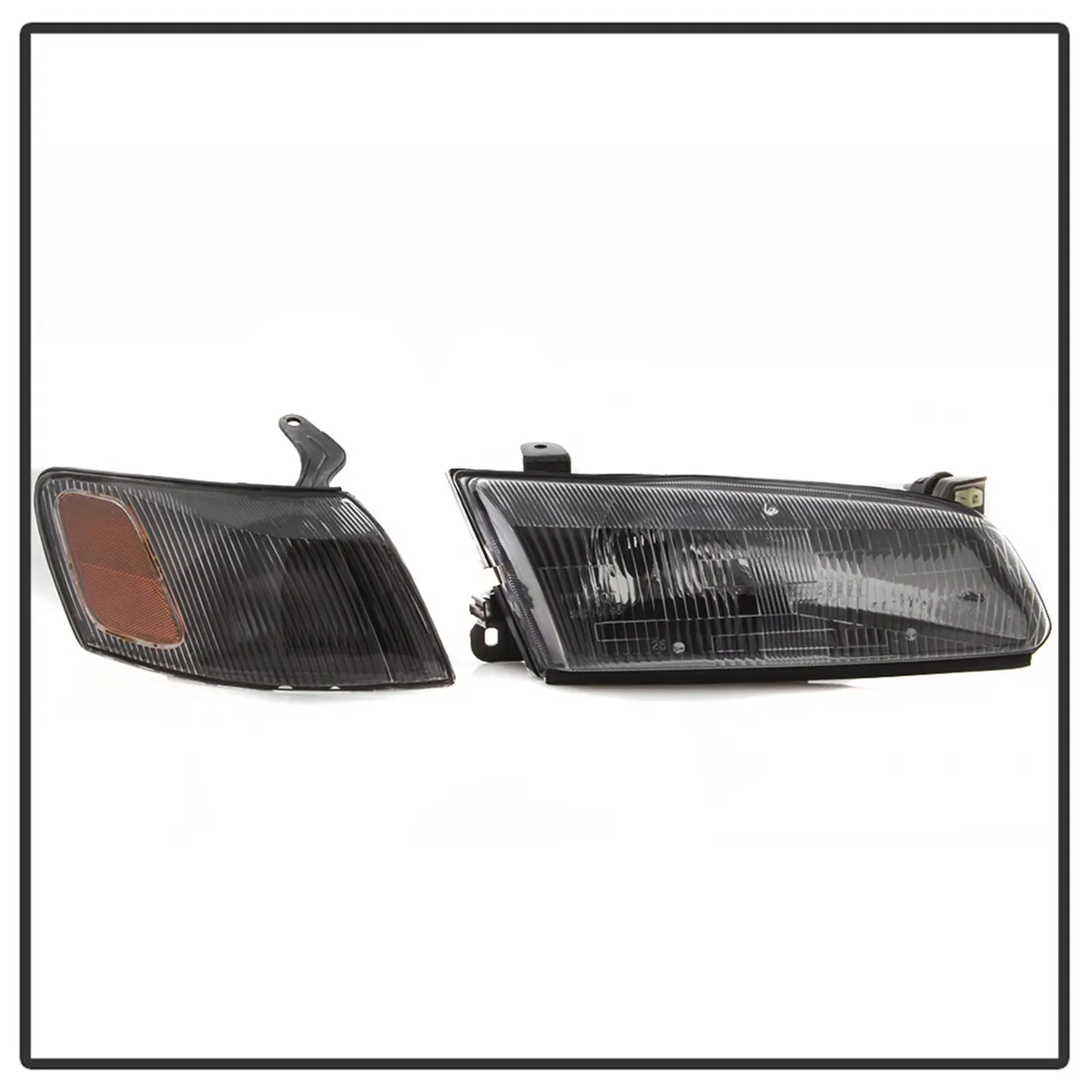 9799 Camry OEM Style Headlights With Corner Lights 4pcs Black product image