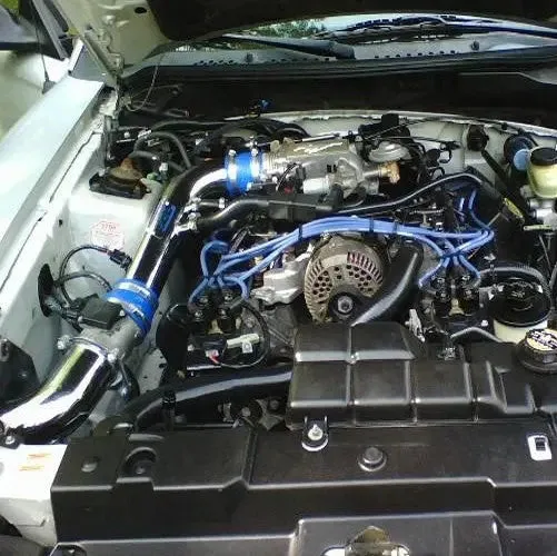 Ford Mustang GT Cold Air Intake Powder Coated Chrome Kit 96-04 product image