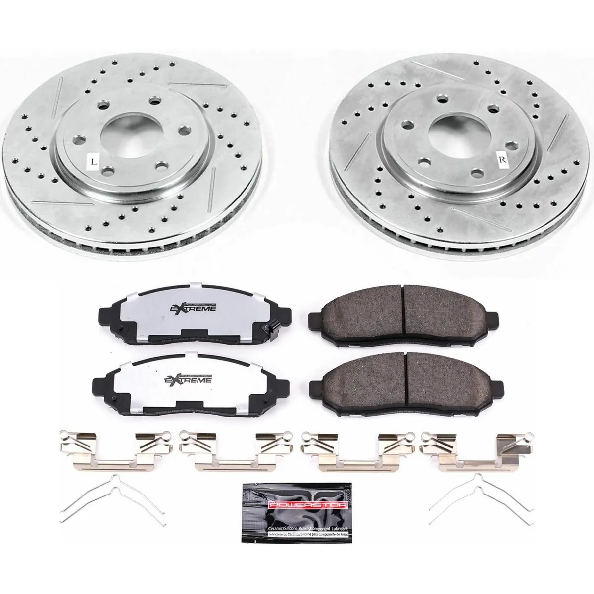Z36 Truck/Tow Upgrade Kit: Drilled/Slotted Rotors; Carbon-Fiber Ceramic Pads W/Hardware product image