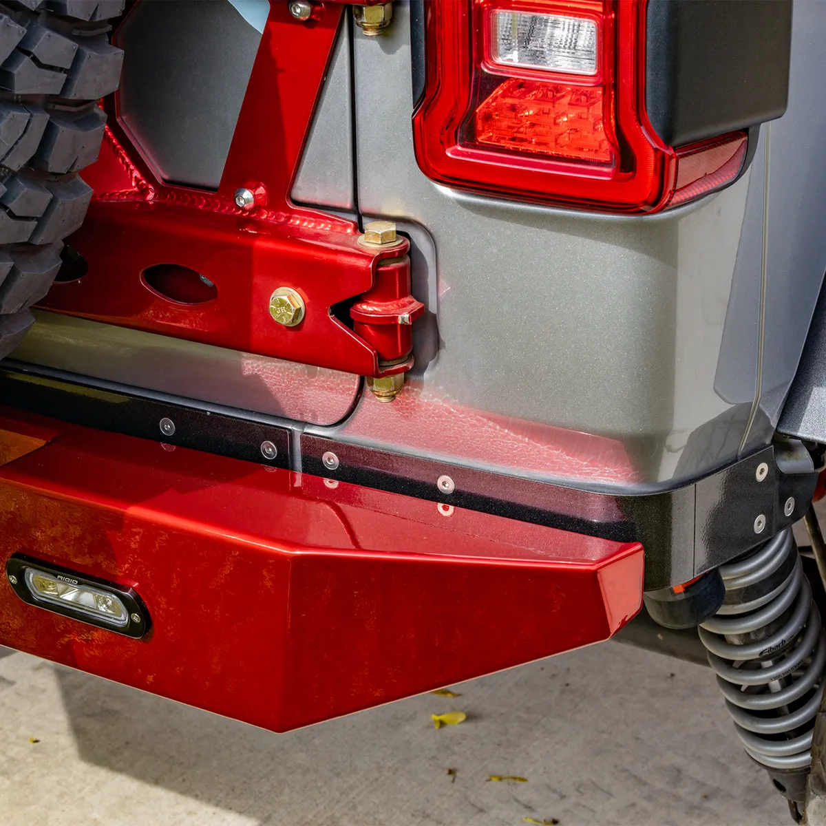 18c Wrangler Krawler Lite Bolt On Rear Bumper Raw product image