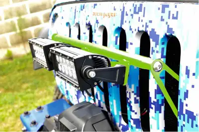 Steinjager Exterior Accessories 2007-2018 Light Mounts Grill Brackets and Lights Gecko Green