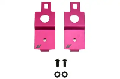 Mishimoto Subaru WRXSTI Aluminum Radiator Stay Set 2001-2007 Pink