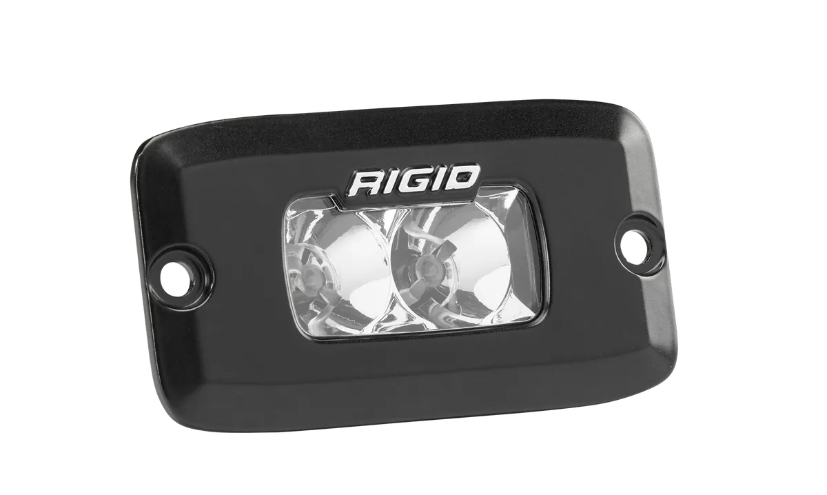 RIGID Industries 922113 SR-M Series PRO, Flood Optic, Flush Mount, Black Housing, Single product image