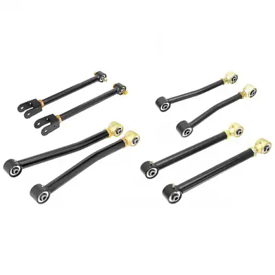 aFe Power Johnny Joint Control Arm Set 07-18 Wrangler JK Complete Set Of 8 RockJock 4x4