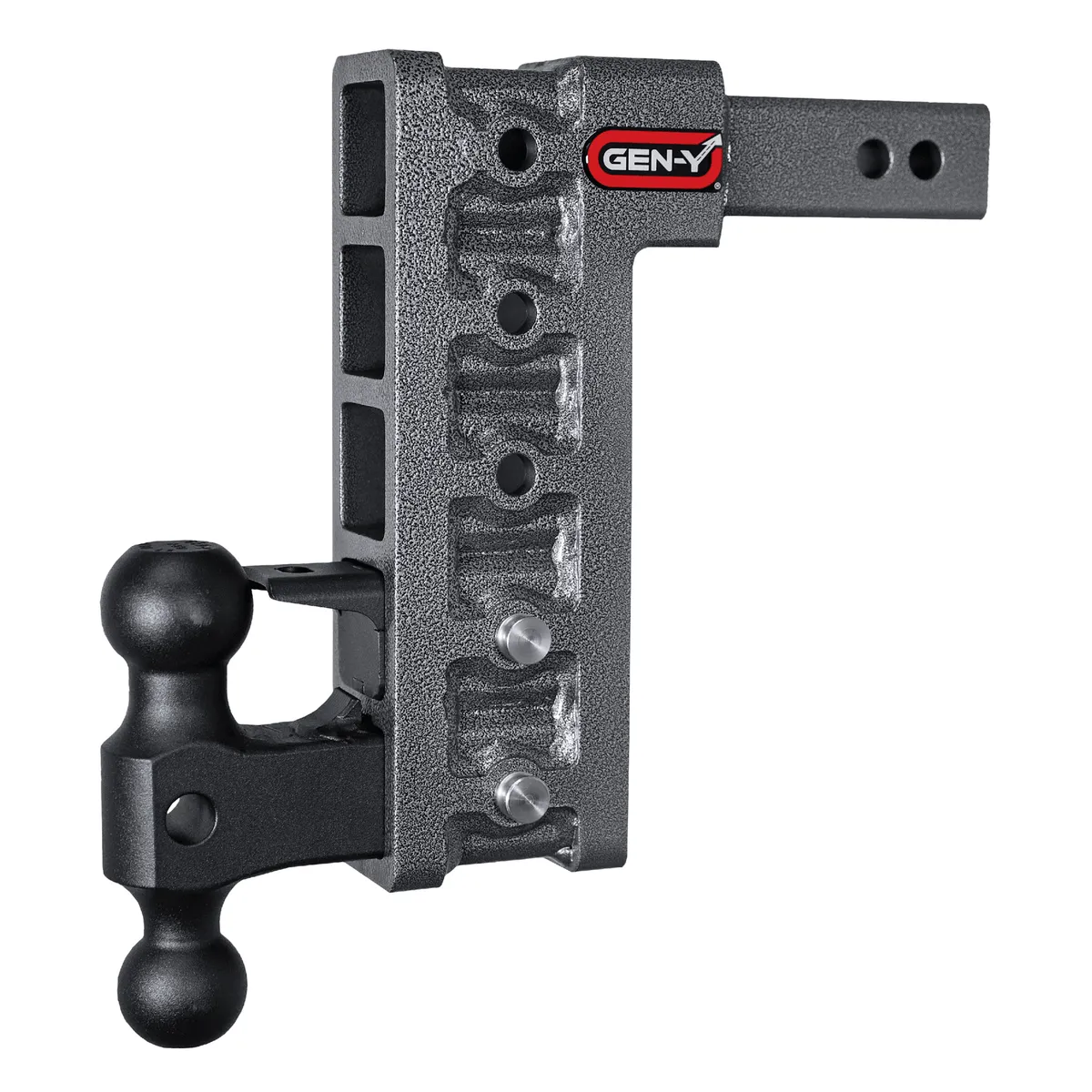GEN-Y Hitch Mega-Duty 10in Drop Hitch w/ Dual-Ball Mount and Pintle Lock product image