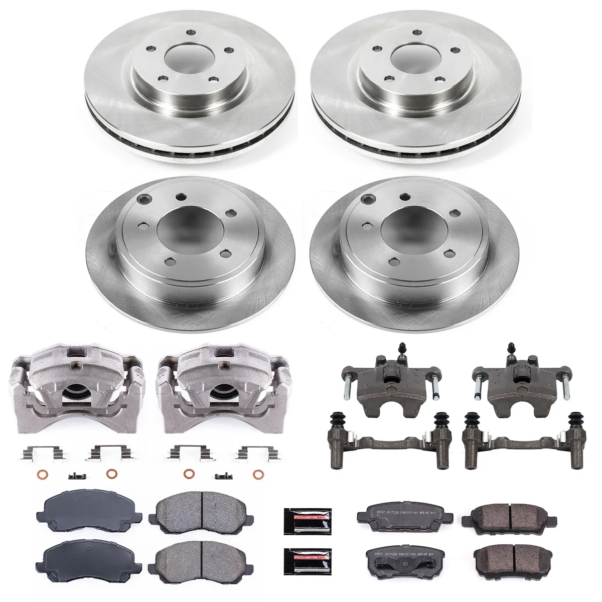 Front and Rear Chrysler 200 2014-2011 Sebring 2010-2007 Dodge Avenger 2014-2008 Caliber 2009-2007 Jeep Compass 2017-2007 Patriot 2017-2007 product image