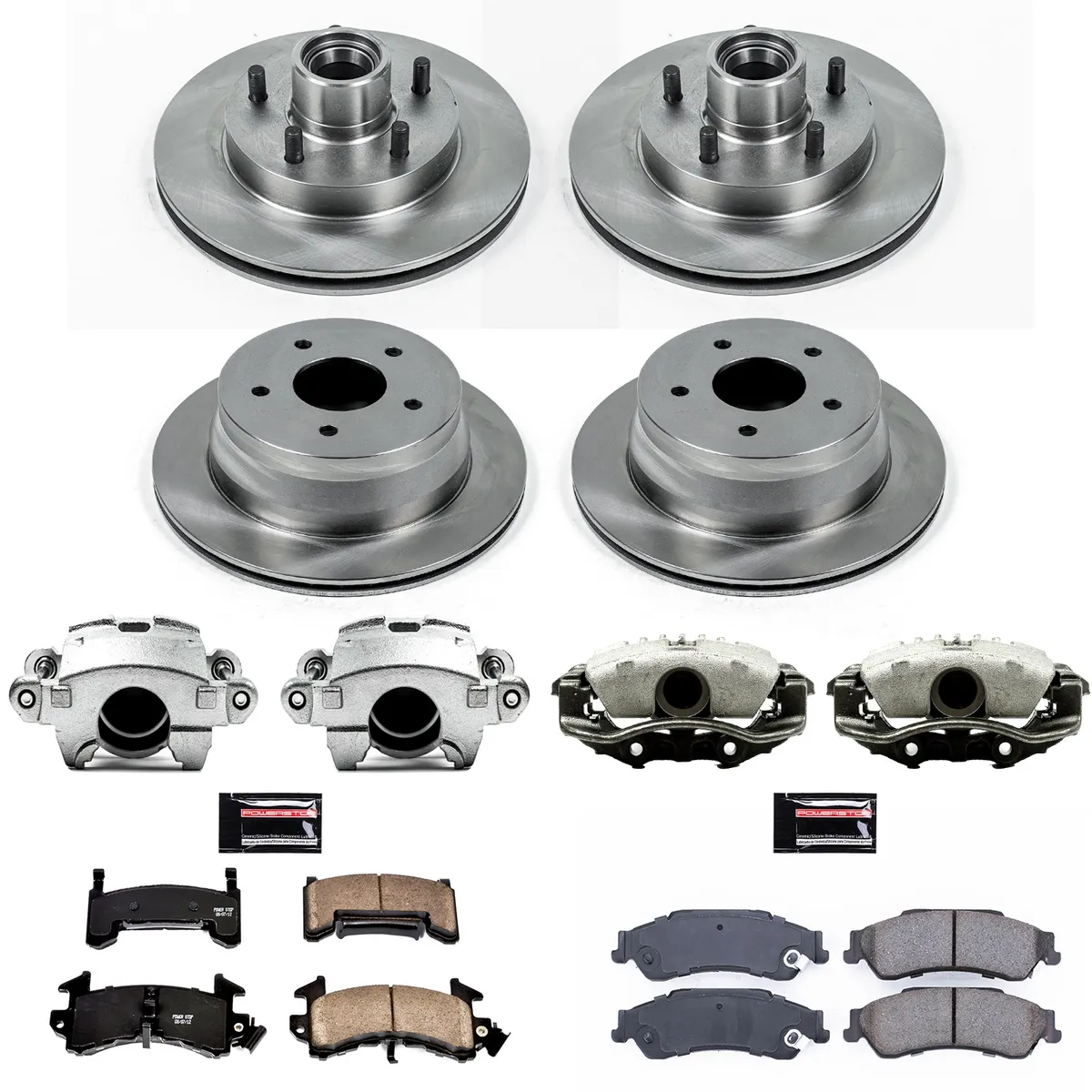 Z17 Direct Replacement Kit: Rotors; Ceramic Pads; Calipers product image