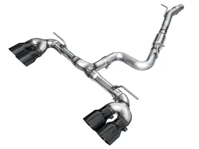 AWE Tuning AWE Track Edition Exhaust for Volkswagen MK8 Golf R - Diamond Black Tips