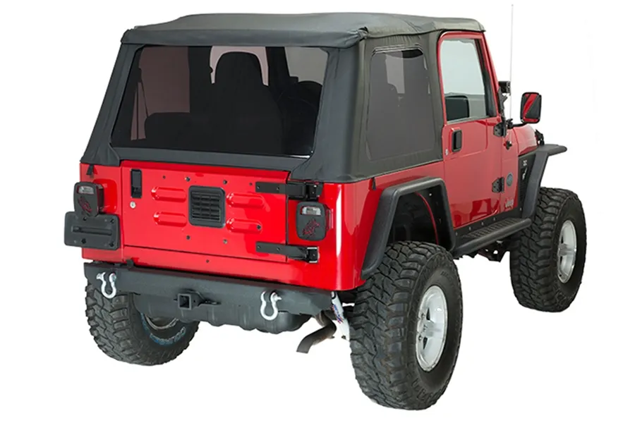 Jeep YJ/TJ Rear Bumper with Receiver For 87-06 YJ Wrangler TJ Wrangler Fishbone Offroad product image